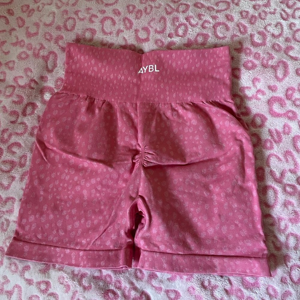 AYBL Empower Seamless Biker Shorts in Pink 6” inseam